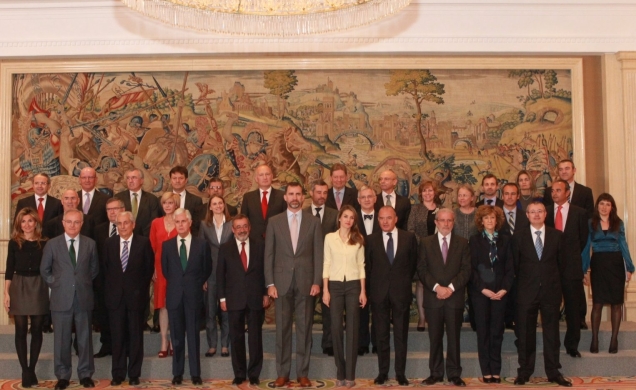 Audiencia a una representación de la Fundación Universidad-Empresa de la Universitat de València-ADEIT